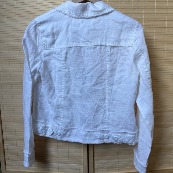 🐚 Tommy Bahama Two Palms Raw Edge Linen Jacket NWT - Picture 3 of 3